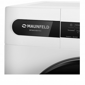 картинка Стиральная машина с инвертором Maunfeld MFWM148WH01 
